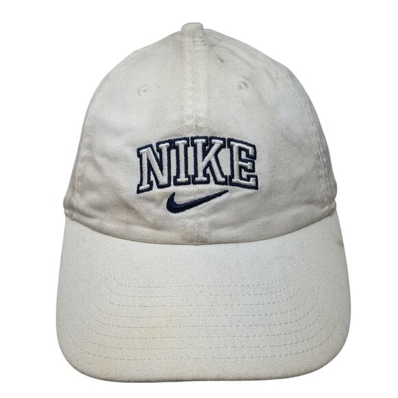 Nike Swoosh Slideback Hat Solid White One Size Heritage86 Embroidered - Picture 1 of 10